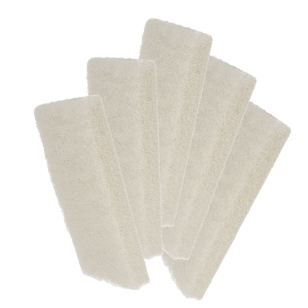 Kleen Handler 5-Pack Light White Cleaning Pads, Multipurpose Non-Scratch Scrubs for Delicate Surfaces BLKH-SSCP-W-5-OMP